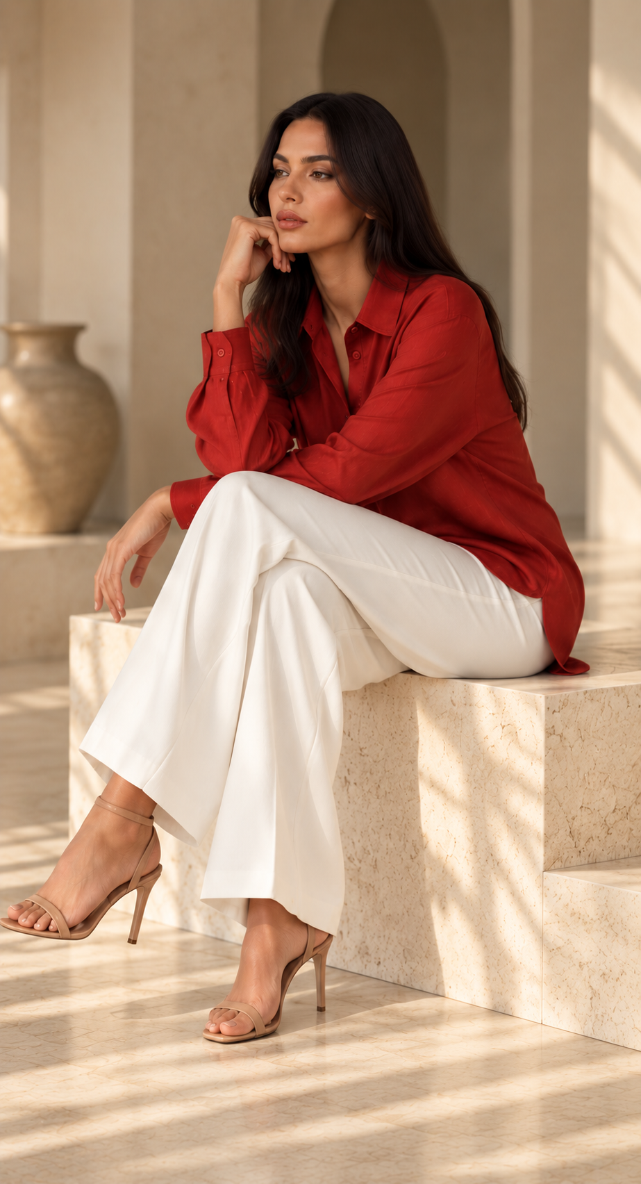 VALENTINA - Red&Ivory