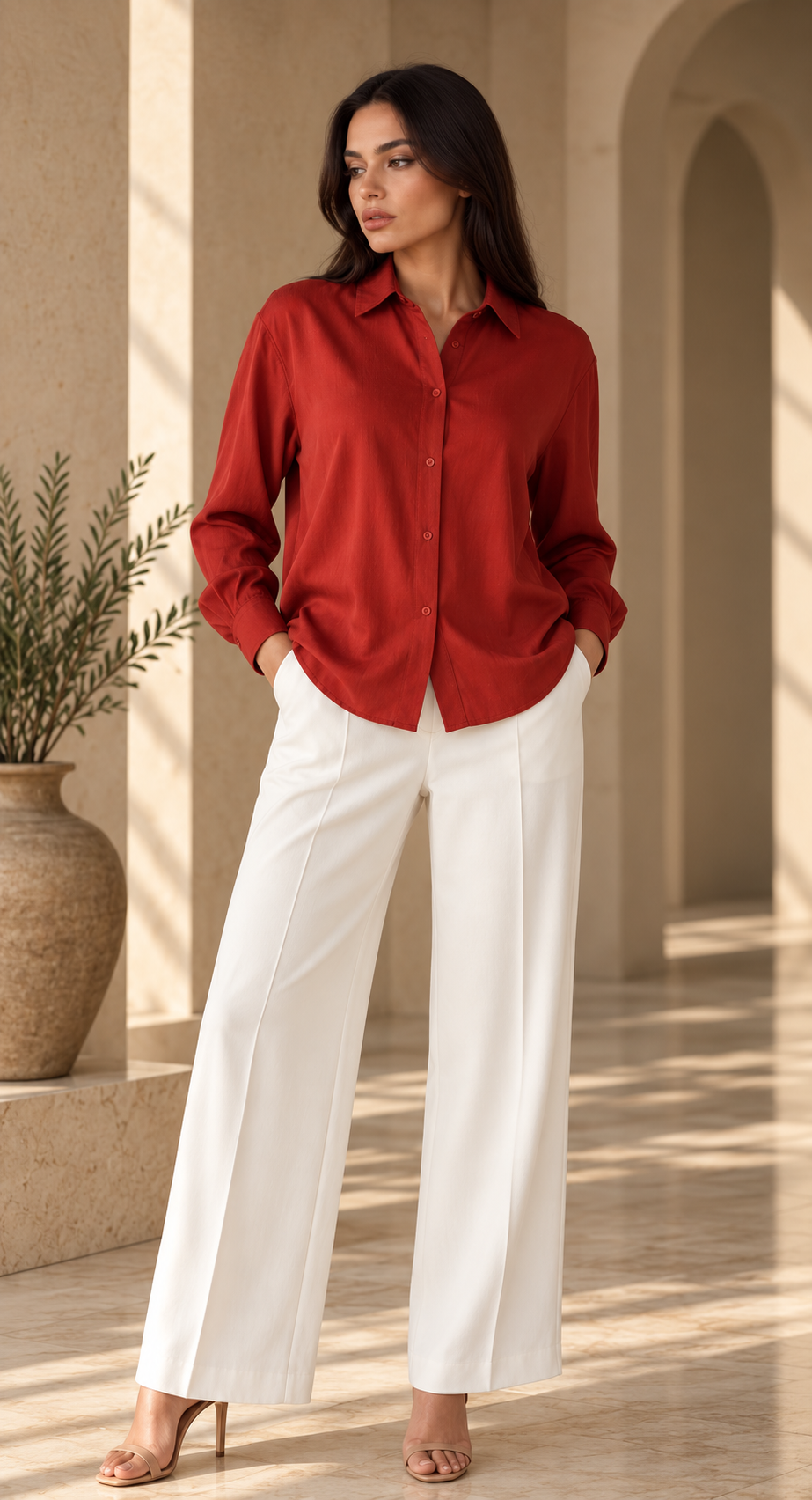 VALENTINA - Red&Ivory